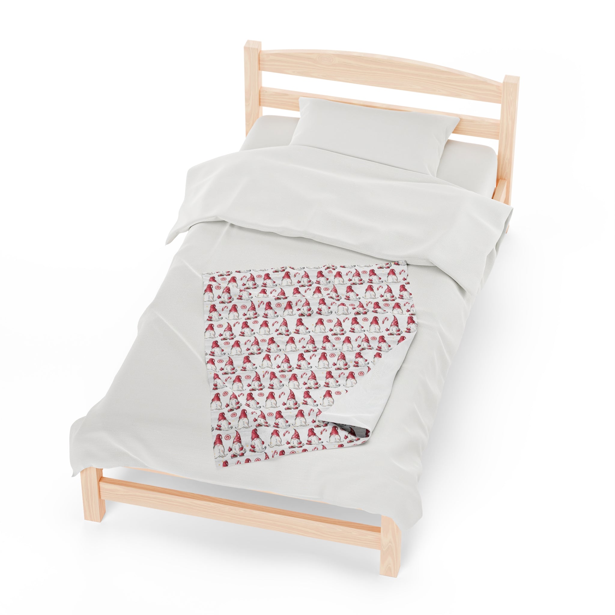 Gnomes- Velveteen Plush CuddleLux Bliss Blanket - Creations by Chris and Carlos